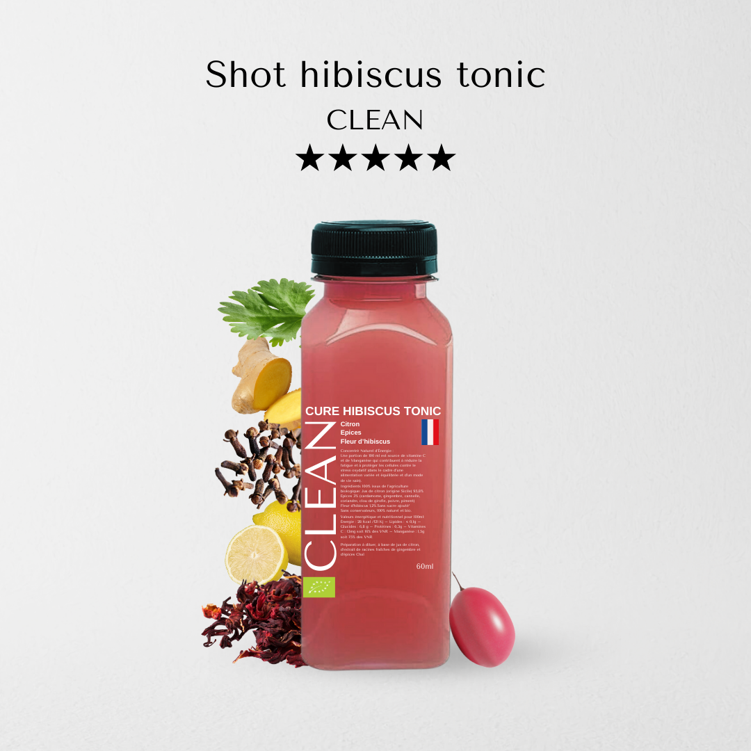 
                  
                    Shot hibiscus tonic
                  
                