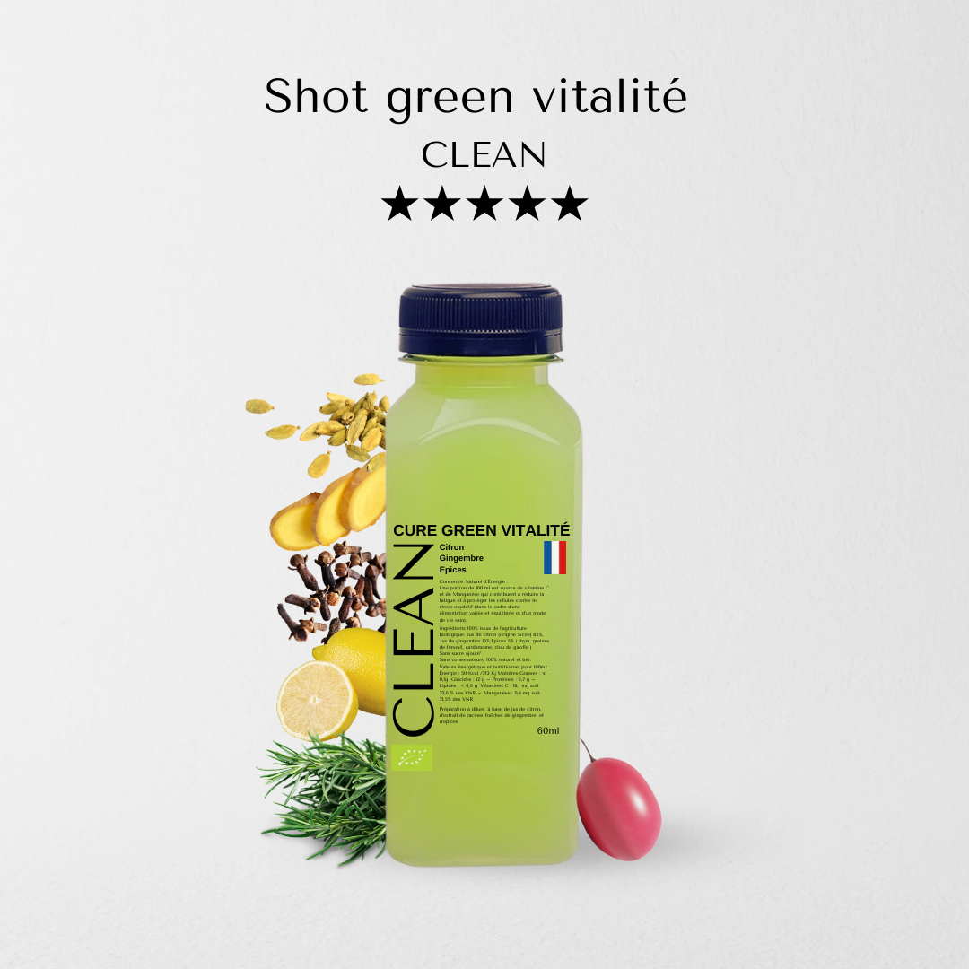Shot green vitalité Product vendor