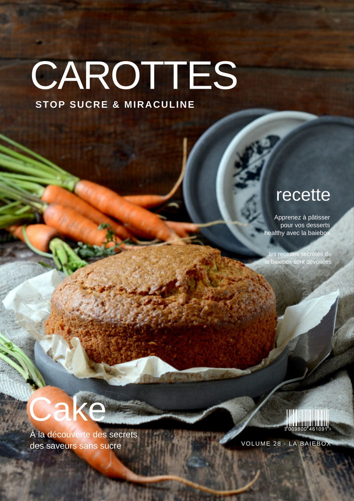 Cake carottes Ebook Recette sans sucre 