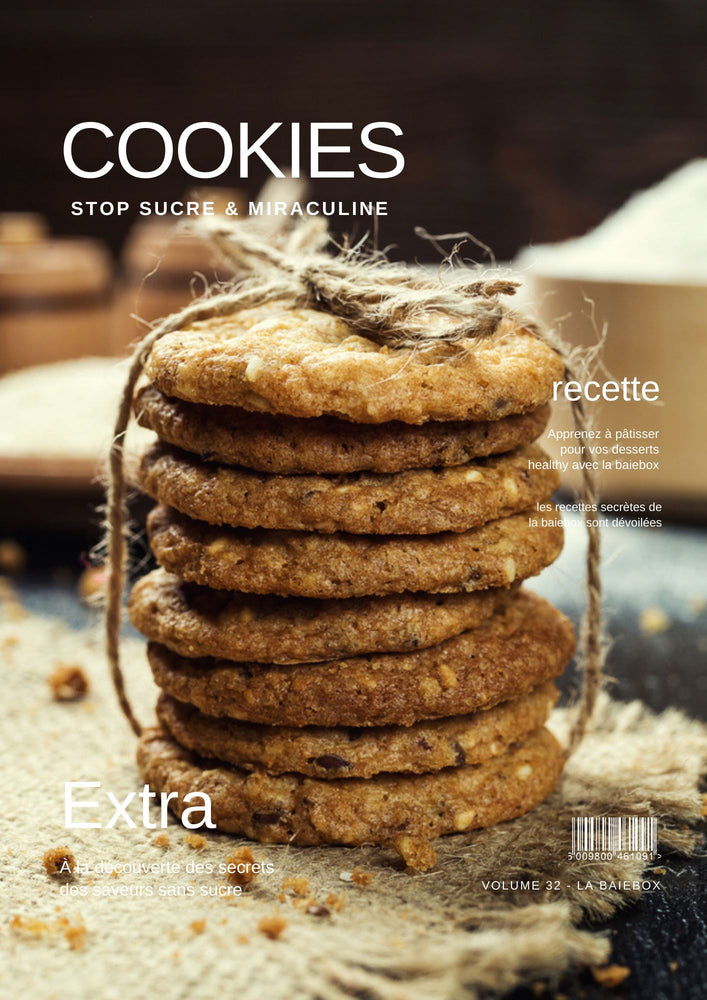 Cookies extra Ebook Recette sans sucre 